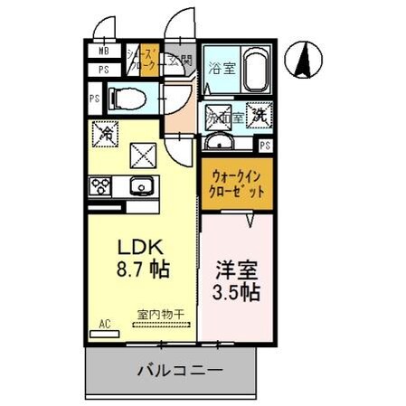 サンライズ湊Ⅱの物件間取画像